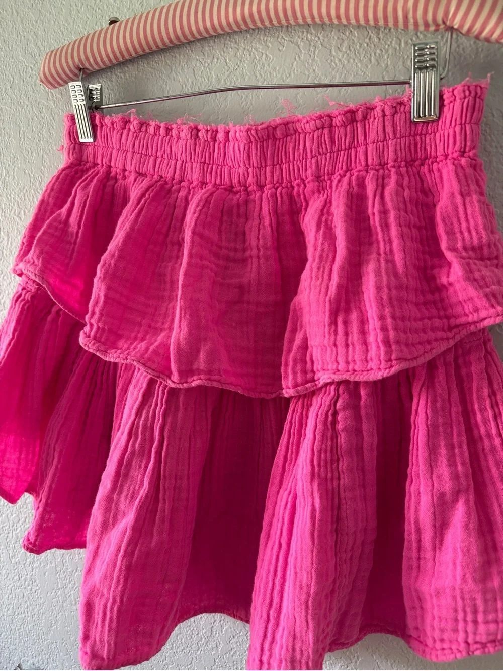Loveshackfancy Ruffle Mini Skirt
